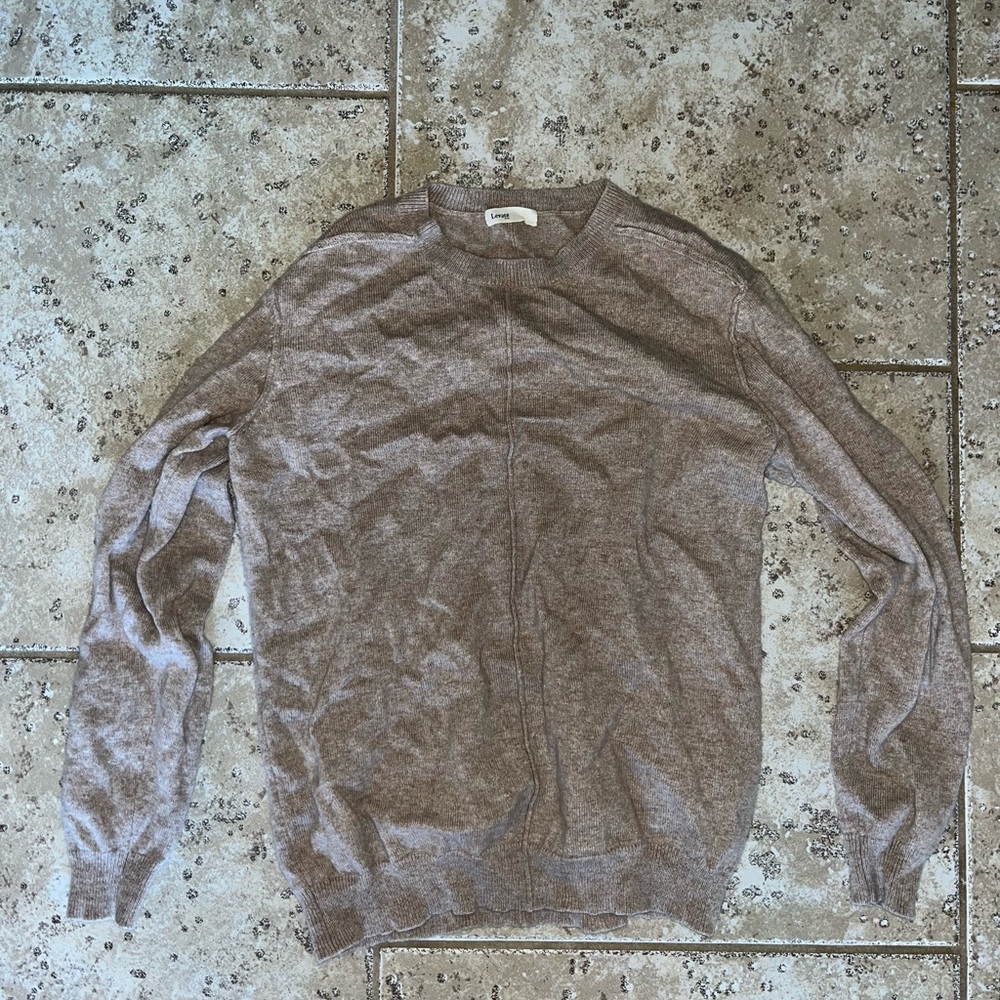 Levete room wool cashmere blend tan sweater